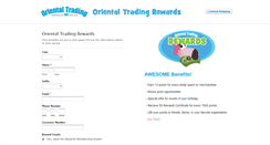 Desktop Screenshot of orientaltradingrewards.com
